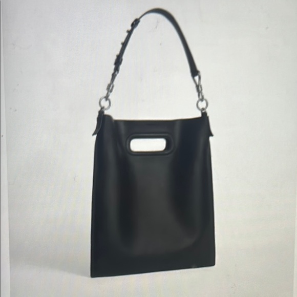 All Saints Captain Leather Flat Hobo Bag - Picture 10 of 11